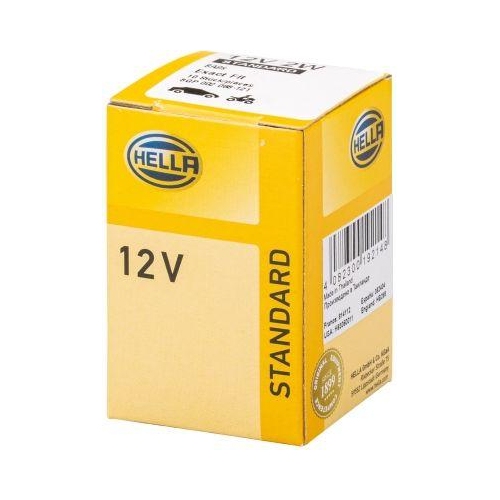 HELLA Gl&uuml;hlampe, Innenraumleuchte STANDARD 8GP 002 068-121