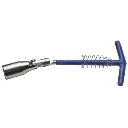 Z&uuml;ndkerzenschl&uuml;ssel mit T-Griff und Gelenk, 16 und 21 mm SW Stahl 03603L