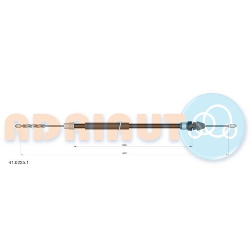ADRIAUTO Seilzug, Feststellbremse 41.0225.1