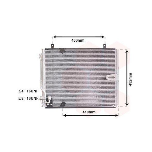 VAN WEZEL Kondensator, Klimaanlage 06005183