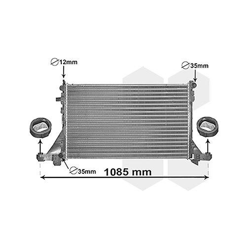 VAN WEZEL K&uuml;hler, Motork&uuml;hlung *** IR PLUS *** 43012560