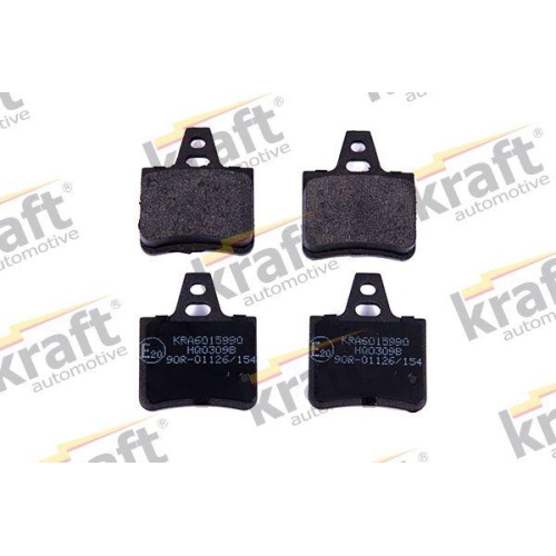 KRAFT Automotive Bremsbelagsatz, Scheibenbremse 6015990