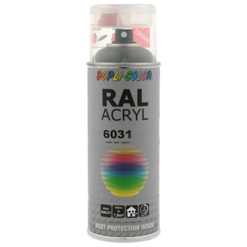 Lackspray Spr&uuml;hlack 400ml RAL 6031 bronzegr&uuml;n matt 368615 DUPLI COLOR