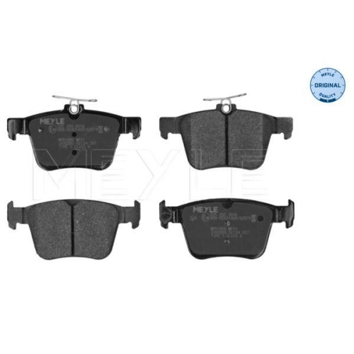MEYLE Bremsbelagsatz, Scheibenbremse MEYLE-ORIGINAL: True to OE. 025 250 0916
