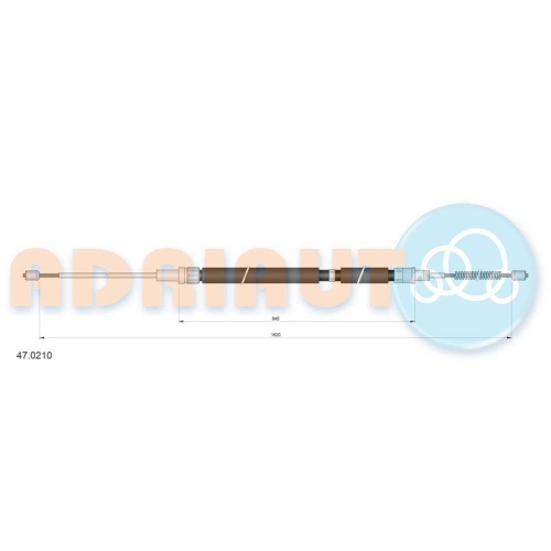 ADRIAUTO Seilzug, Feststellbremse 47.0210