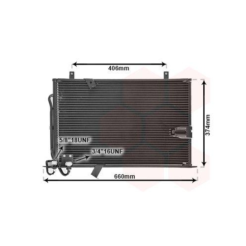 VAN WEZEL Kondensator, Klimaanlage 06005184