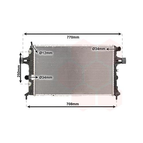 VAN WEZEL K&uuml;hler, Motork&uuml;hlung 37002329