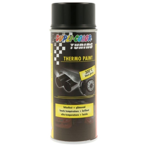 Dupli Color ThermoLack Schwarz Hochglanz 300&deg;C 400 ml Hitzebest&auml;ndiger Spr&uuml;hlack