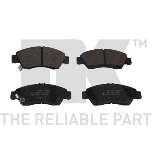 NK Bremsbelagsatz, Scheibenbremse 222625