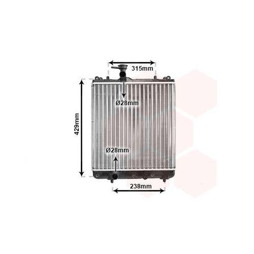 VAN WEZEL K&uuml;hler, Motork&uuml;hlung 37002330
