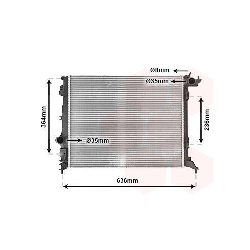 VAN WEZEL K&uuml;hler, Motork&uuml;hlung 43012711
