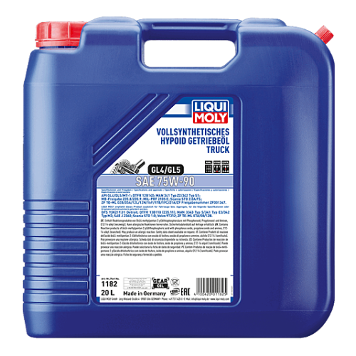 20 Liter Vollsynthetisches Hypoid Getriebe&ouml;l Truck GL4/5 75W-90 Liqui Moly 1182