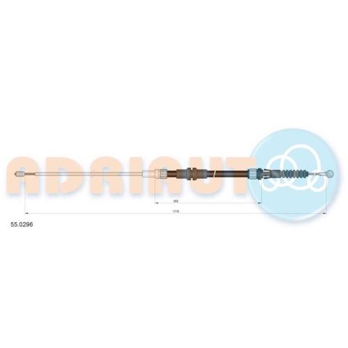 ADRIAUTO Seilzug, Feststellbremse 55.0296