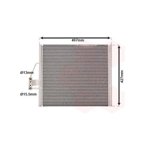 VAN WEZEL Kondensator, Klimaanlage 06005213