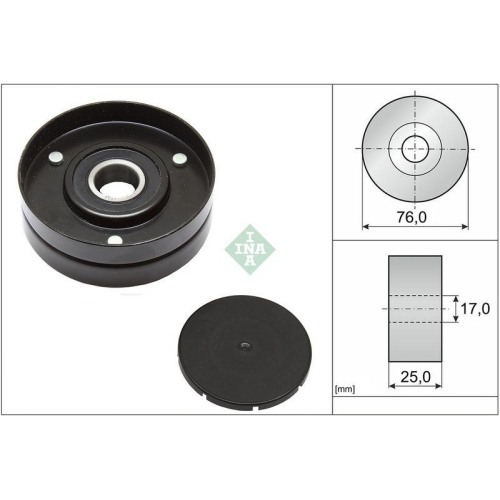 Schaeffler INA Spannrolle, Keilrippenriemen 531 1055 10