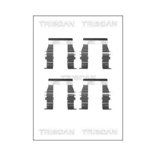 TRISCAN Zubeh&ouml;rsatz, Scheibenbremsbelag 8105 101600