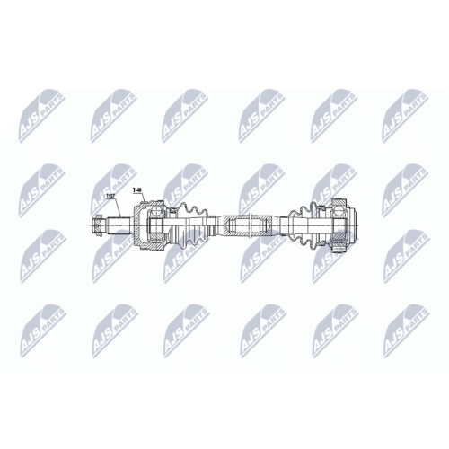 NTY Antriebswelle NPW-BM-036