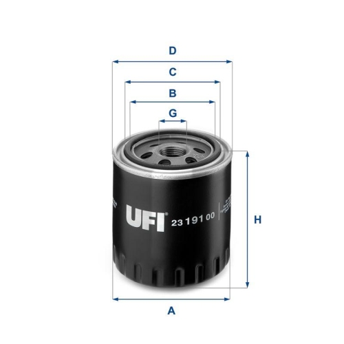 UFI &Ouml;lfilter 23.191.00