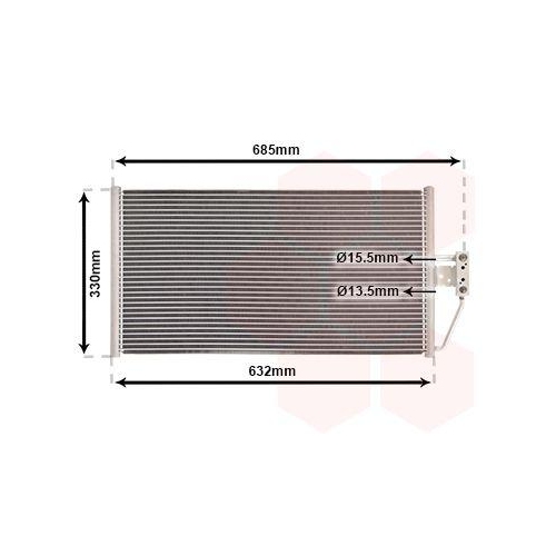 VAN WEZEL Kondensator, Klimaanlage 06005254