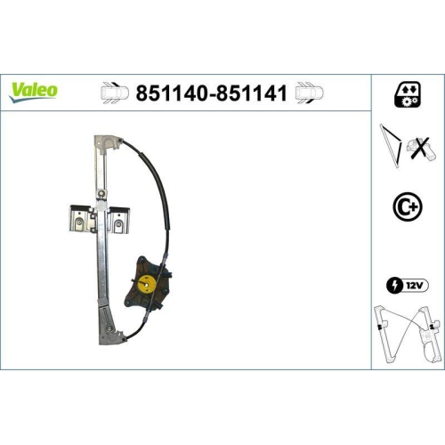 VALEO Fensterheber 851140