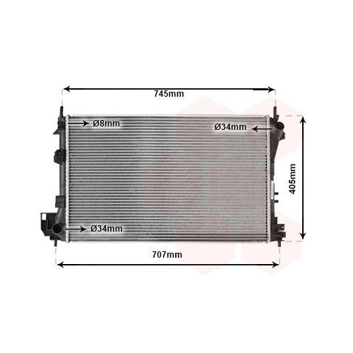 VAN WEZEL K&uuml;hler, Motork&uuml;hlung 37002340