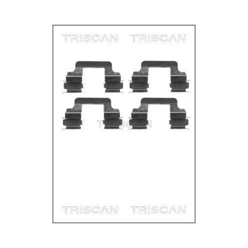 TRISCAN Zubeh&ouml;rsatz, Scheibenbremsbelag 8105 101630