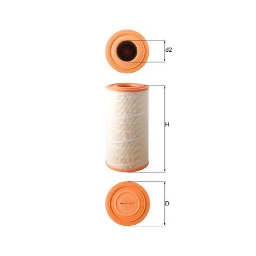 MAHLE Luftfilter LX 619/1