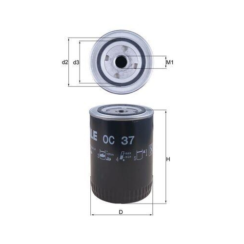 KNECHT &Ouml;lfilter OC 37