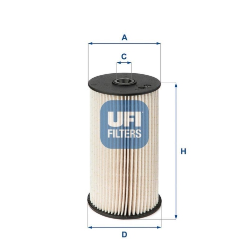 UFI Kraftstofffilter 26.007.00