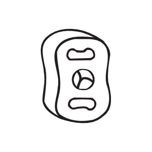 BOSAL Halter, Abgasanlage 255-159