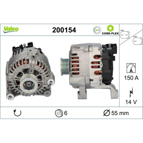 VALEO Generator VALEO CORE-FLEX 200154
