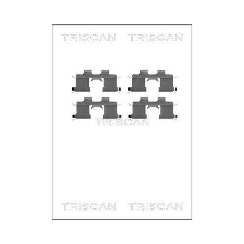 TRISCAN Zubeh&ouml;rsatz, Scheibenbremsbelag 8105 101639