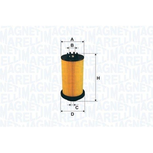 MAGNETI MARELLI Kraftstofffilter 153071762484