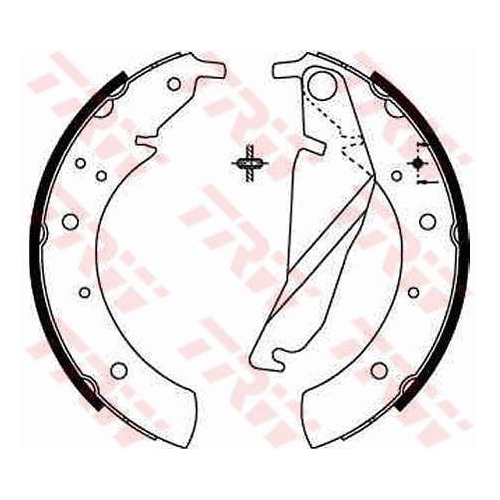 TRW Bremsbackensatz GS8209