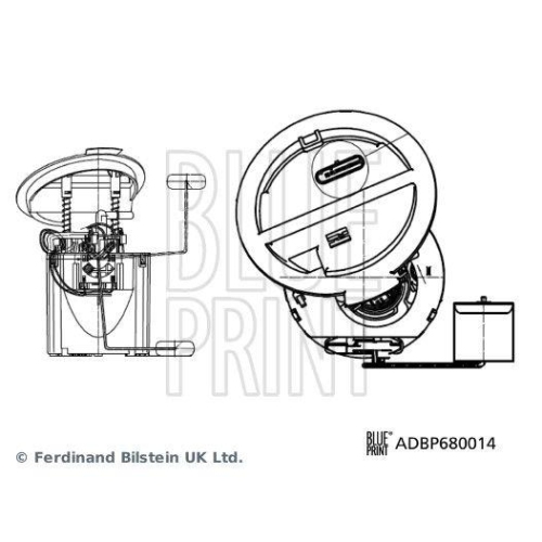 BLUE PRINT Kraftstoff-Fördereinheit
