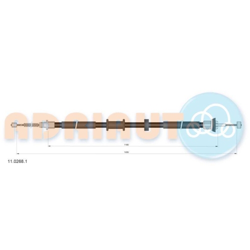 ADRIAUTO Seilzug, Feststellbremse 11.0268.1