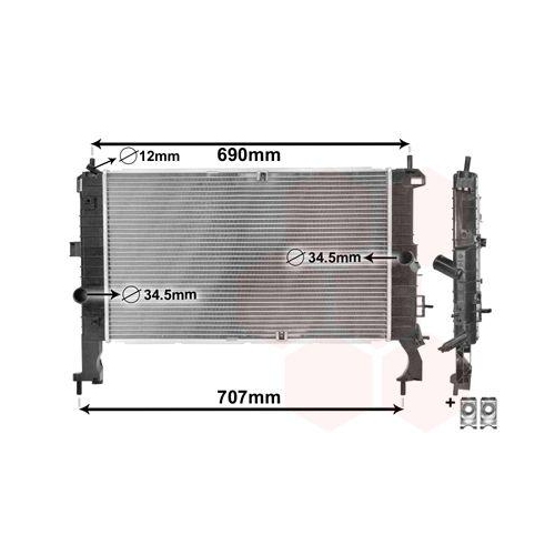 VAN WEZEL K&uuml;hler, Motork&uuml;hlung 37002346