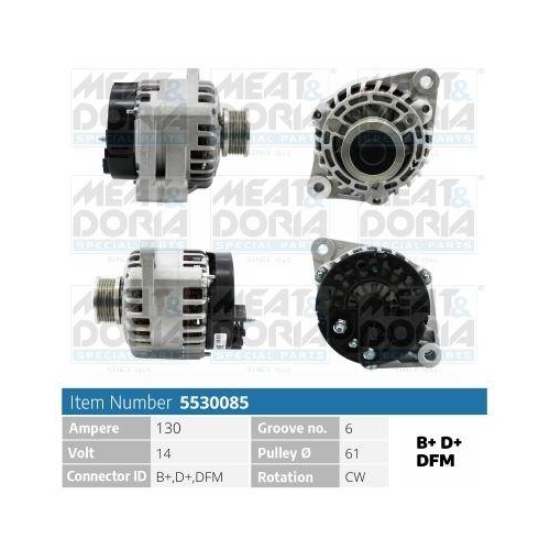 MEAT & DORIA Generator 5530085