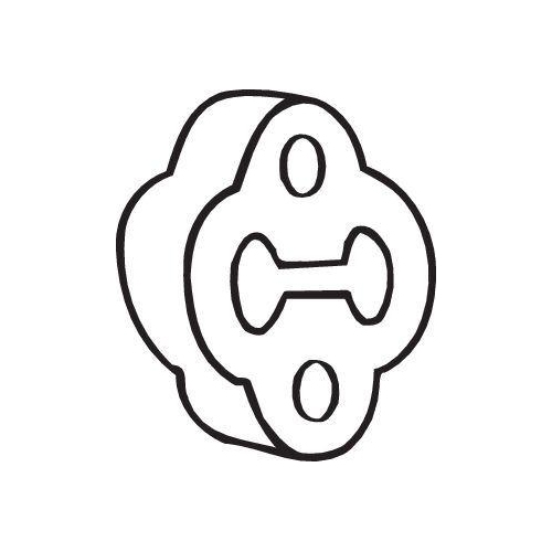 BOSAL Halter, Abgasanlage 255-168