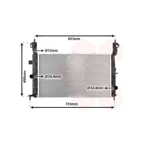 VAN WEZEL K&uuml;hler, Motork&uuml;hlung 37002348