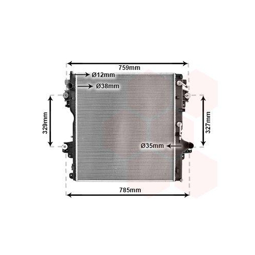 VAN WEZEL K&uuml;hler, Motork&uuml;hlung 53012708