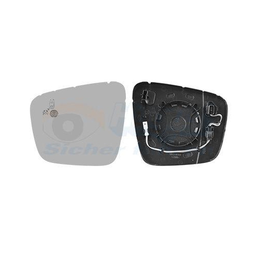 VAN WEZEL Spiegelglas, Au&szlig;enspiegel * HAGUS * 4415835