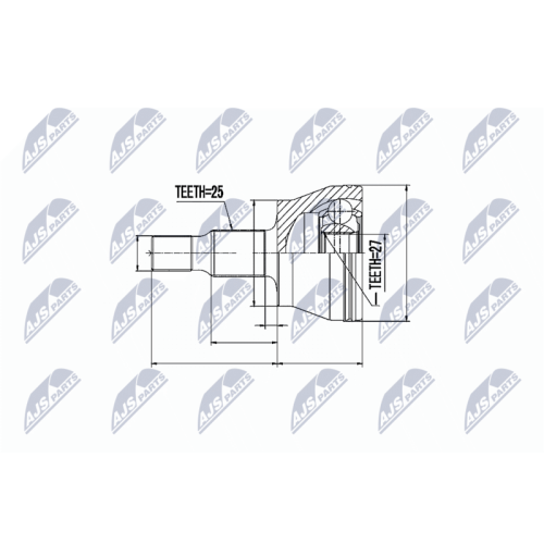 NTY Gelenksatz, Antriebswelle NPZ-ME-008
