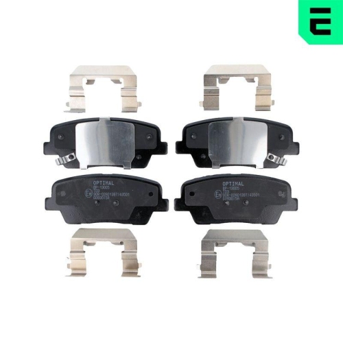 OPTIMAL Bremsbelagsatz, Scheibenbremse
