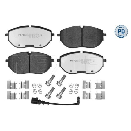 MEYLE Bremsbelagsatz, Scheibenbremse MEYLE-PD: Advanced performance and design. 025 262 7020/PD