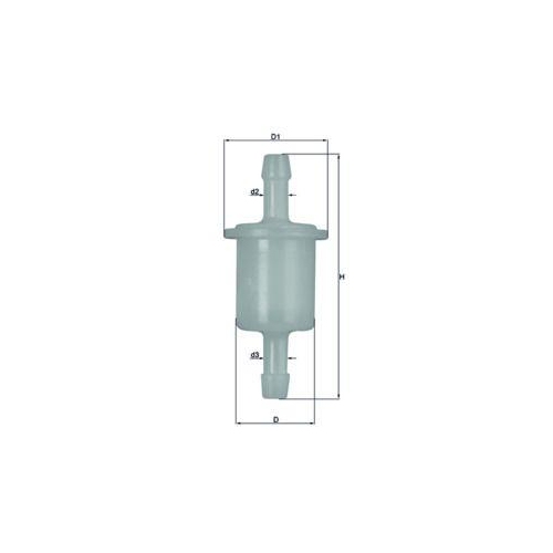 MAHLE Kraftstofffilter KL 26