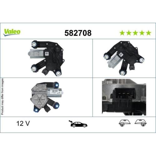 VALEO Wischermotor ORIGINAL TEIL 582708