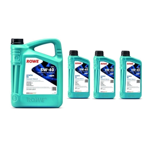 Motoröl ROWE Hightec Synt RS 5W-40 API CF ACEAA3/B4 API SN 20001-0050-99 8 Liter
