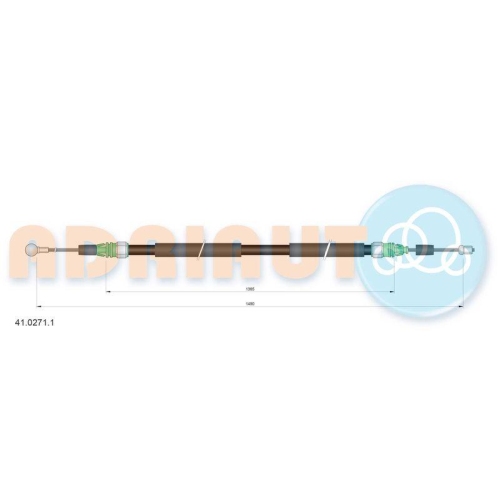 ADRIAUTO Seilzug, Feststellbremse 41.0271.1