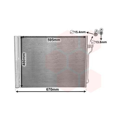VAN WEZEL Kondensator, Klimaanlage 06005409